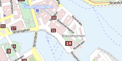 Stadtplan Blasieholmen