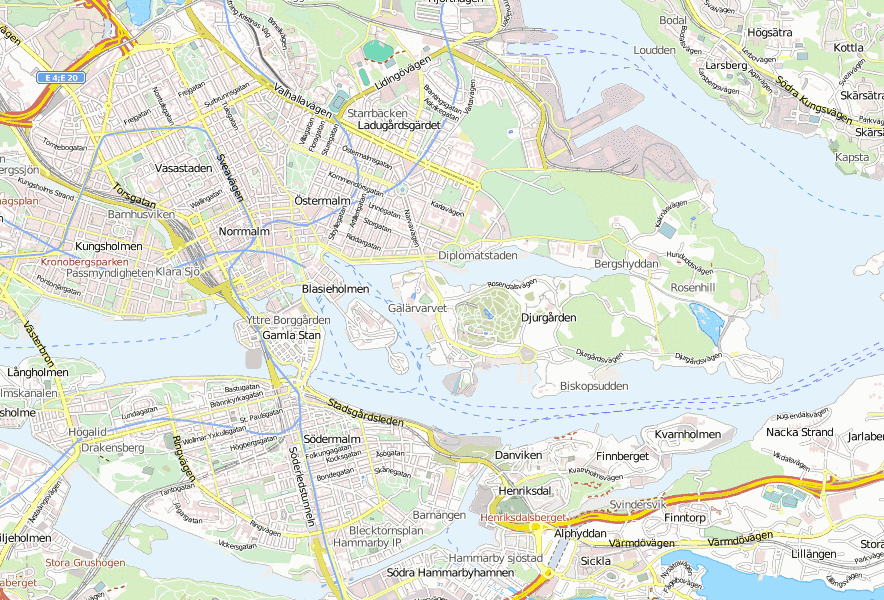 Djurg rden Stadtplan Mit Luftbild Und Unterk nften Von Stockholm Djurg rden Stadtplan Mit Luftbild Und Unterk nften Von Stockholm